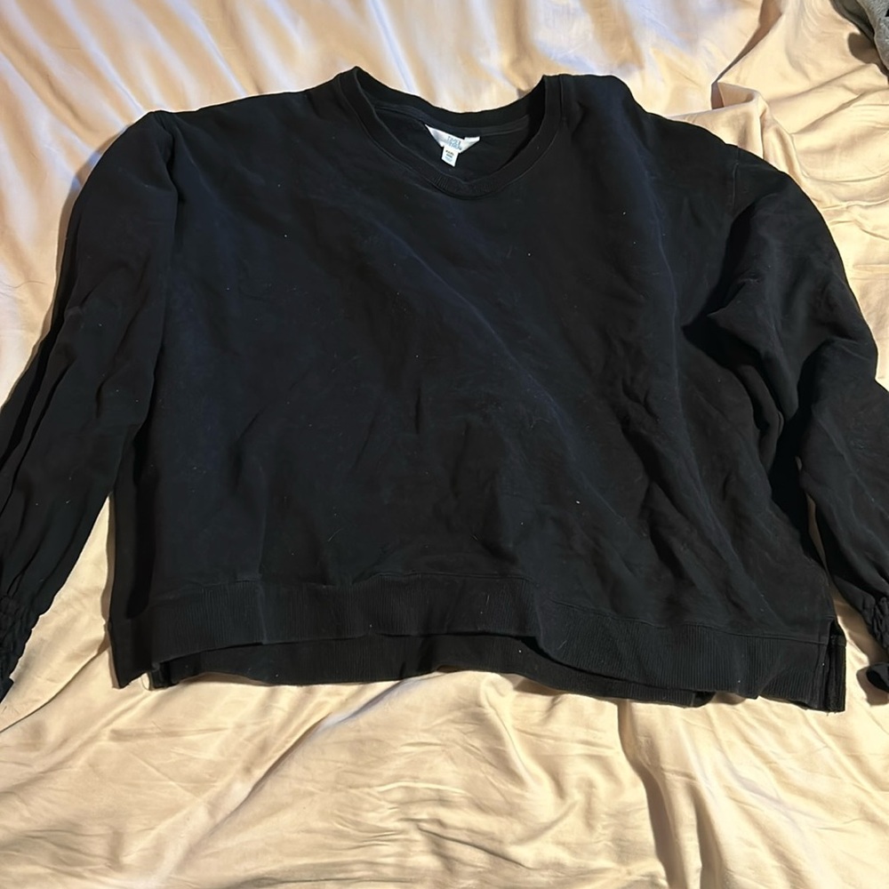 Time and tru 3x sweater with ruffle sleeves